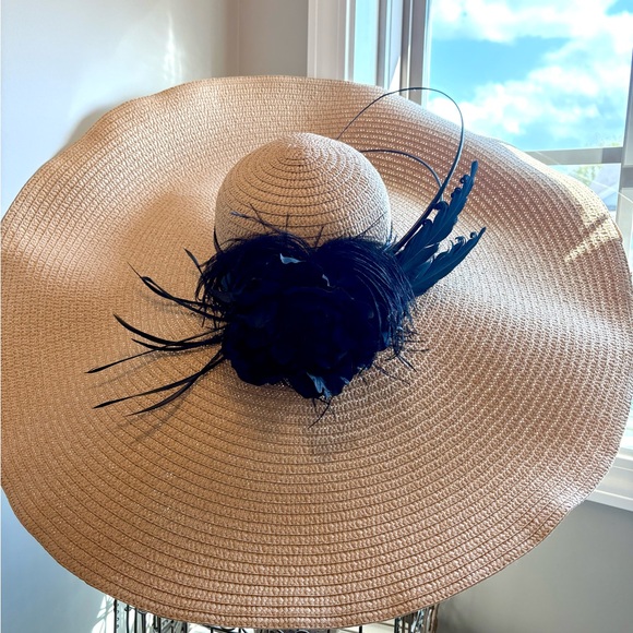 Elegant Black Feathered Hat main image 5